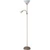 Rabalux Action lampada da terra 2x100 W bianco-cromo 4064