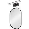 Dubiel Vitrum Set specchio Dubiel Vitrum Luis 5905241012841, lampada da parete Rabalux Loric 75024