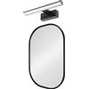 Dubiel Vitrum Set specchio Dubiel Vitrum Luis 5905241012827, lampada da parete Rabalux Loric 75024