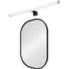 Dubiel Vitrum Set specchio Dubiel Vitrum Luis 5905241012841, lampada da parete Rabalux Oliro 75052