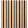 Divina Home Rivestimento murale fonoassorbente divina home effetto legno rovere 60x1,3x60 cm 12 pezzi