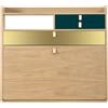 Hartô - Scrivania a muro Gaston - Legno naturale - MDF rivestito in rovere - Designer Florence Watine