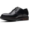 Clarks Paulson Plain Mens Black Leather, 8