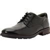 Clarks Emmet Plain Mens Black Smooth, 6.5