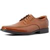 Clarks Tilden Walk Mens Dark Tan Lea, 8.5
