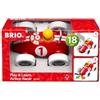 BRIO Macchina da Corsa Gioca e Impara, Gioco per l'Infanzia, Giochi per Bambini, Materiali di Alta Qualità, Età Raccomandata 18+ Mesi