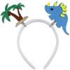 UrbanHui Fascia per capelli per bambini con tema dinosauro centrato su T Rex e Dino Egg per giocare, foto e divertimento di gruppo (F)