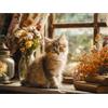 MISITU Puzzle da 100 pezzi per adulti con pezzi extra grandi, puzzle a forma di gatto da 100 pezzi, per bambini dagli 8 anni in su