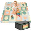 Cantoblanc® Tappeto Puzzle Bambini Gioco Neonato Gattonamento EVA 140x140cm