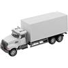 ERINGOGO Camion Container in Lega Bianco 15,5 Cm Dettagli Realistici per Appassionati e Collezionisti, per Feste di Compleanno e Esposizione Artistica