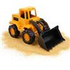 OTHERWISETRIVIAL Veicoli da Cantiere in Plastica Manuali per Sabbia, Giardino - Scegli tra Dumper, Rullo, Pala Caricatrice (RUSPA CARICATRICE S 21X11X12CM)