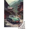 9K4D7V2G Auto Classica Vintage Puzzle per Adulti Puzzle 1000 Pezzi Carta Paesaggio Villaggio Rurale Relax Puzzle per Famiglia Decorazione Regalo 38x26cm/1000pcs