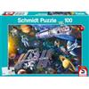 Schmidt Spiele 56455 divertimento spaziale, puzzle per bambini da 100 pezzi