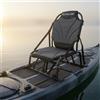 Sedia da Pesca Schienale Regolabile Cinghie Regolabili per Kayak, Pescatori