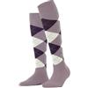 Burlington Marylebone W Kh lana al ginocchio fantasia 1 paio, Calzini lunghi Donna, Viola Dusty Lilac 6955, 36-41