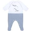 Chicco, Tutina Neonato, Tutina in Morbido e Leggero Cotone, con Comoda Apertura sulla Schiena ed Entrogamba, Ideale per Primavera e Autunno, Designed in Italy, Abbigliamento Neonato 0-24 Mesi