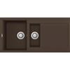 Elleci Lavello Elleci Incasso 2 vasche 100x50 Easy 475 Granitek Espresso LGY47578
