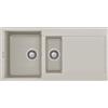 Elleci Lavello Elleci Incasso 2 vasche 100x50 Easy 475 Granitek Bianco Soft LGY47539