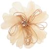 FRCOLOR Spilla Fiore in Tessuto Chiffon 5.5 Pollici Design Elegante E Versatile Per Donna Accessorio Moda Per Abbigliamento Casual E Formale Spilla Fiore Decorativa E Leggera