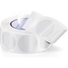 Gtziqa Adesivi rotondi trasparenti, 1000 pezzi, trasparenti, 38 mm, autoadesivi, trasparenti, per buste, etichette di chiusura