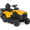 STIGA Estate 384 M Trattorino tagliaerba 414cc con kit mulching, raccoglitore 200L e gancio di traino, piatto di taglio 84cm