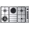 De'Longhi DELONGHI PIANO COTTURA FLA 49 RD 90 CM 4 FUOCHI GAS 1 PIASTRA ELETTRICA PIANALE 90 CM