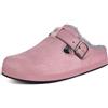 Sisttke Zoccoli e Sabot Unisex Invernali Calde Ciabatte da Casa Pantofole | Similpelle Sintetica, Antiscivolo, Comode, Soletta rimovibile