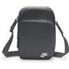 Nike BORSE A TRACOLLA HERITAGE Unisex, Grigio fumo (bianco scuro), Taglia unica, BORSE A TRACOLLA