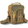 MATADOR Borsa a tracolla da uomo in vera pelle di alta qualità borsa a tracolla in pelle 10,5 pollici, Hunter marrone, Messenger