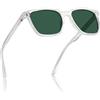 Carfia Vintage Polarizzati Occhiali da Sole da Uomo Protezione UV400 CA5354 | Telaio Acetato Stile Classico Elegante e Alla Moda, ipoallergenico e delicato sulla pelle, Cerniere in metallo rinforzato