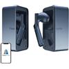 Timekettle Cuffie wireless professionali per traduzione TIMEKETTLE W4, traduttore AI in bulgaro e altri 45 lingue, ANC, 4 ore di autonomia, Blu