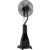 HOMCOM Ventilatore Nebulizzatore con Serbatoio 3L, 3 Modalità e 3 Velocità, 44.5x38.5x120 cm, Nero | Aosom Italy