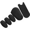 ERINGOGO Set 5 Pezzi Cuscinetti Poggiapollice Accessori per Dita Comodi Aperture Precise Nero in Silicone per Sassofono per Esibizioni e Pratica Quotidiana