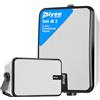 Plyee Audio 600W Altoparlanti Bluetooth da Esterno, Sincronizzazione Wireless tra Altoparlanti, Bassi Potenti, Montaggio a Parete per Patio, Veranda, Gazebo, Garage, Confezione da 2, Bianco (MZ-658)