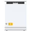 Midea MFD60S120W-HR Lavastoviglie Libera Installazione con 12 coperti, 6 Programmi, Partenza Ritardata, Funzione di Mezzo Carico, 60 cm - Bianco
