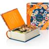 Venchi - Collezione Murrine - Mini libro con Cioccolatini Chocoviar assortiti, 115 g - Senza Glutine - Idea Regalo