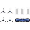 ECOVACS Kit di ricambio standard per aspirapolvere robot Deebot N30 PRO OMNI/N30 OMNI/N20e PLUS/N20e, 1 spazzola principale antigroviglio, 2 spazzole laterali, 3 filtri antibatterici, accessori origin