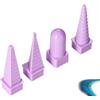 HERCHR 4pcs Border Buddy, Strumenti per quilling di carta Strumenti per quilling a 4 forme per Papercraft
