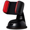 Generico Supporto Universale per Cellulare da Auto, con Ventosa, Nero e Rosso