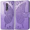 ShuiSu - Custodia a portafoglio per Xiaomi Mi 9T / Mi 9T Pro, in pelle PU, con chiusura magnetica, a portafoglio, con supporto per tessere, cinturino da polso