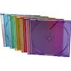 Dragon Trading Eurosonic custodia sottile cd dvd multicolore 10 pezzi rosa blu viola verde e giallo