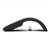 Giwnhvx Mouse wireless pieghevole Arc Touch Mause ultra-sottile Mute Office per PC portatile nero