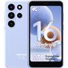 Ulefone Armor Note 22 Mini Smartphone, Android 16 Go 20GB RAM+32GB ROM/SD-2TB Cellulari, 5.0 Schermo, Cellulare 3000mAh Batterie sostituibili, Octa Core 3 Slot Per Carte 4G Dual SIM/Face ID/GPS/OTG/FM Eisblau