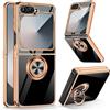 HeeYeal Custodia per Samsung Galaxy Z Flip 7 FE/Z Flip 6 5G - Nero