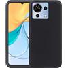 Generico Custodia Compatibile con ZTE Blade V50 Vita / 8550 DISPLAY schermo lcd 6.75 copertura tasti back COVER case soft GEL SILICONE protezione flessibile SLIM matte MORBIDA TPU (Nero)