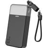 JUOVI 65W Laptop Power Bank 20000mAh con Cavo USB C Staccabile