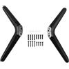 Ounfhtrttk Supporto TV Universale, Sostituzione Base Supporto TV da Tavolo, Piedini Piedistallo Base TV Gambe di Montaggio Supporto TV 17mm-20mm Installazione Semplice