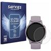 savvies Pellicola Protettiva per Garmin vivoactive 5 | 18 Pezzi Chiara Protezione Schermo Made in Germany Schermo Protettivo Trasparente
