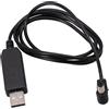 Gdfnmogo Cavo di ricarica USB per Baofeng per walkie talkie funziona con tutte le generazioni di caricabatterie CH 5 e CH 8 a 10 V di uscita