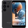 Ulefone Armor Note 22 Cellulare, 20GB RAM+32GB ROM/SD-2TB Android 16 Go Cellulari, 5.0 Schermo, Mini Smartphone 3000mAh Batterie sostituibili, Octa Core 3 Slot Per Carte 4G Dual SIM/Face ID/GPS/OTG/FM Nero